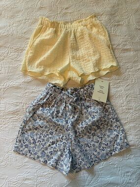 H&M 4T girls new Shorts set